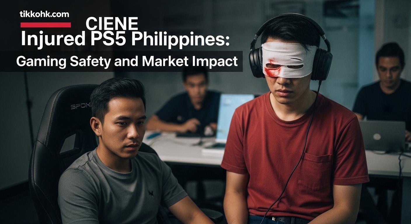 Filipino gamer with PS5 and TikTok on screen