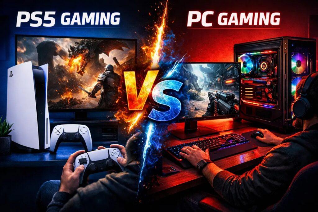 PS5 vs PC gaming comparison 2026 console vs computer