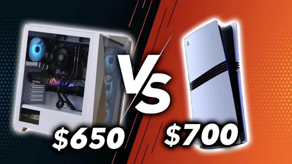 PC vs PS5 gaming setup performance comparison