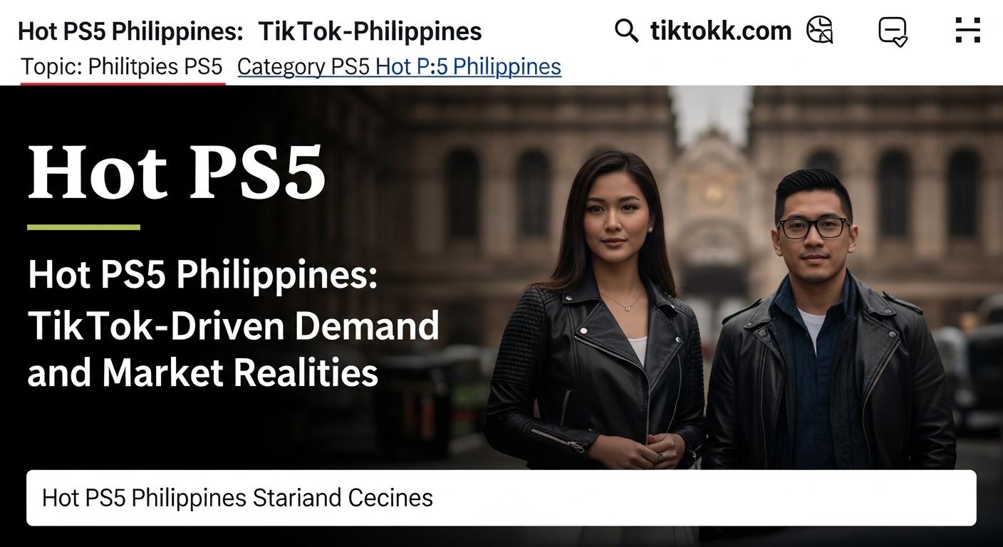 Architecture PS5 Philippines: Market, Tech, and TikTok Gaming